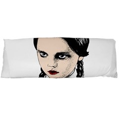 Wednesday Addams Body Pillow Case (dakimakura) by Valentinaart