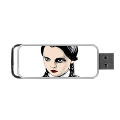 Wednesday Addams Portable Usb Flash (two Sides) by Valentinaart