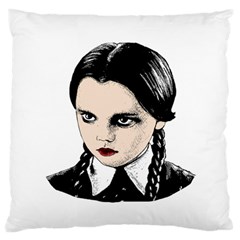 Wednesday Addams Standard Flano Cushion Case (one Side) by Valentinaart