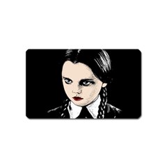 Wednesday Addams Magnet (name Card) by Valentinaart