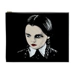 Wednesday Addams Cosmetic Bag (XL) Front