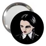 Wednesday Addams 3  Handbag Mirrors Front