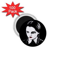 Wednesday Addams 1 75  Magnets (100 Pack)  by Valentinaart