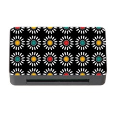 White Daisies Pattern Memory Card Reader With Cf by linceazul