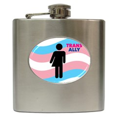 Transgender  Hip Flask (6 Oz) by Valentinaart