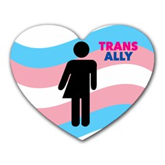 Transgender  Heart Mousepads by Valentinaart