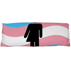 Transgender  Body Pillow Case (dakimakura) by Valentinaart