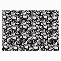 Skulls Pattern  Large Glasses Cloth (2-side) by Valentinaart