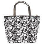 Skulls pattern  Bucket Bags Back