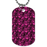 Skulls pattern  Dog Tag (Two Sides) Front