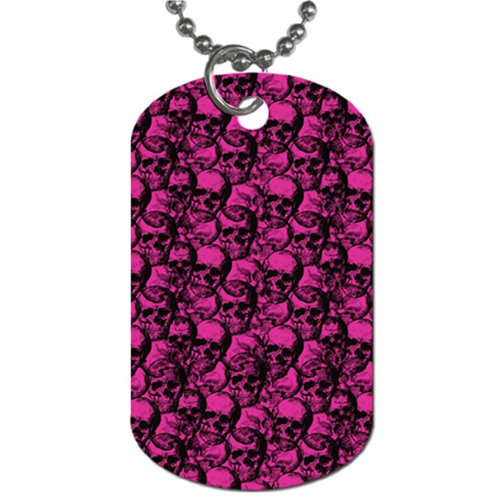 Skulls pattern  Dog Tag (Two Sides)