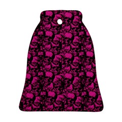 Skulls Pattern  Bell Ornament (two Sides) by Valentinaart