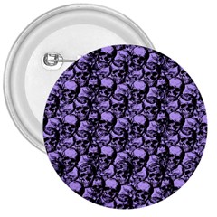 Skulls pattern  3  Buttons