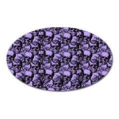 Skulls pattern  Oval Magnet