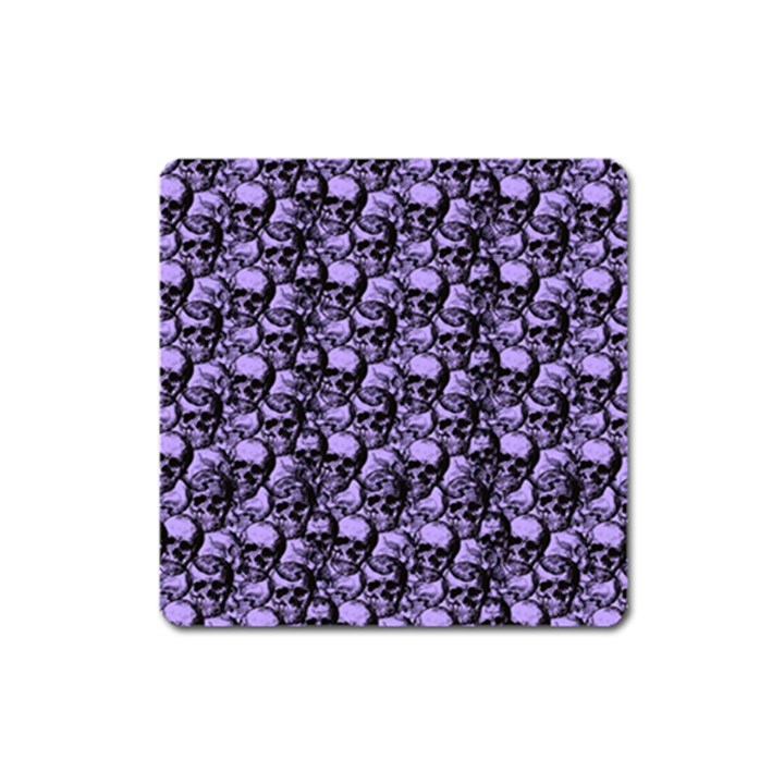 Skulls pattern  Square Magnet