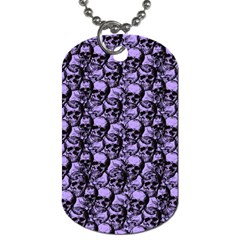 Skulls pattern  Dog Tag (One Side)