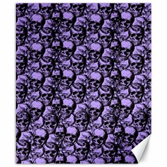 Skulls pattern  Canvas 8  x 10 
