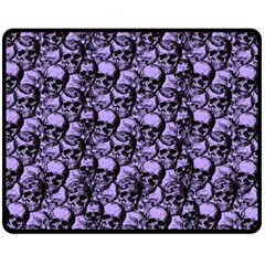 Skulls pattern  Fleece Blanket (Medium) 