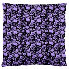 Skulls pattern  Standard Flano Cushion Case (One Side)