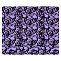 Skulls pattern  Double Sided Flano Blanket (Small) 