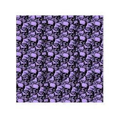 Skulls pattern  Small Satin Scarf (Square)