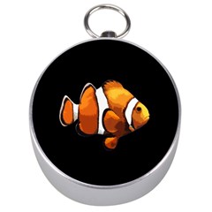 Clown Fish Silver Compasses by Valentinaart