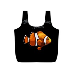 Clown Fish Full Print Recycle Bags (s)  by Valentinaart