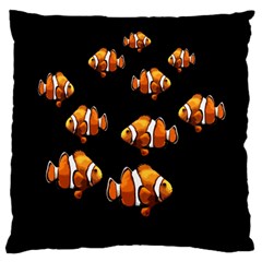 Clown Fish Standard Flano Cushion Case (one Side) by Valentinaart