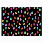 Candy pattern Large Glasses Cloth (2-Side) Front