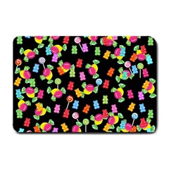 Candy Pattern Small Doormat  by Valentinaart