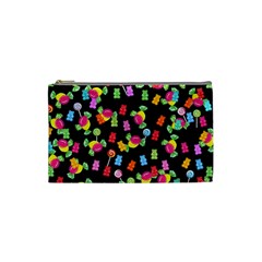 Candy Pattern Cosmetic Bag (small)  by Valentinaart
