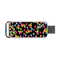 Candy Pattern Portable Usb Flash (two Sides) by Valentinaart
