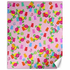 Candy pattern Canvas 16  x 20  