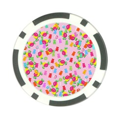 Candy pattern Poker Chip Card Guard (10 pack)