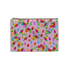 Candy pattern Cosmetic Bag (Medium) 