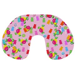 Candy pattern Travel Neck Pillows