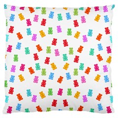 Candy Pattern Large Cushion Case (two Sides) by Valentinaart