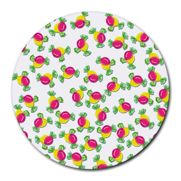 Candy pattern Round Mousepads