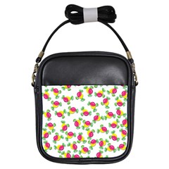 Candy Pattern Girls Sling Bags by Valentinaart