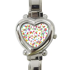 Candy Pattern Heart Italian Charm Watch by Valentinaart