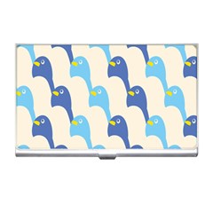 Animals Penguin Ice Blue White Cool Bird Business Card Holders