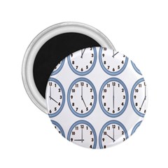 Alarm Clock Hour Circle 2 25  Magnets by Mariart