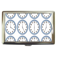 Alarm Clock Hour Circle Cigarette Money Cases by Mariart