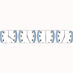 Alarm Clock Hour Circle Small Bar Mats by Mariart