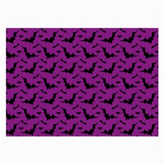 Animals Bad Black Purple Fly Large Glasses Cloth by Mariart