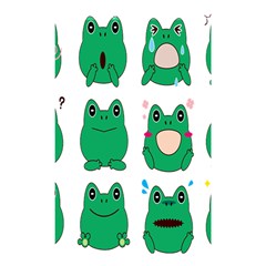 Animals Frog Green Face Mask Smile Cry Cute Shower Curtain 48  X 72  (small)  by Mariart