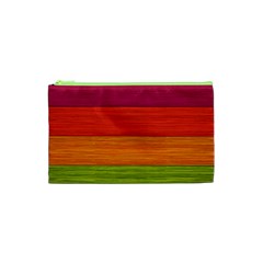 Wooden Plate Color Purple Red Orange Green Blue Cosmetic Bag (xs) by Mariart