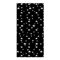 Black Star Space Shower Curtain 36  X 72  (stall) 