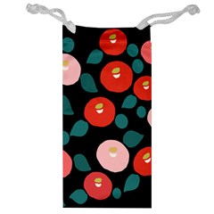 Candy Sugar Red Pink Blue Black Circle Jewelry Bag by Mariart