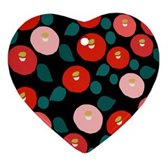 Candy Sugar Red Pink Blue Black Circle Heart Ornament (two Sides) by Mariart